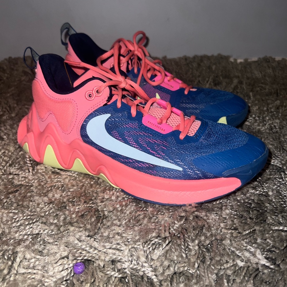 Nike Blue and Pink Sneakers